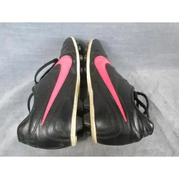 Nike Soccer Cleats Black Pink Youth Size 6Y 599072-006 - Picture 6 of 8